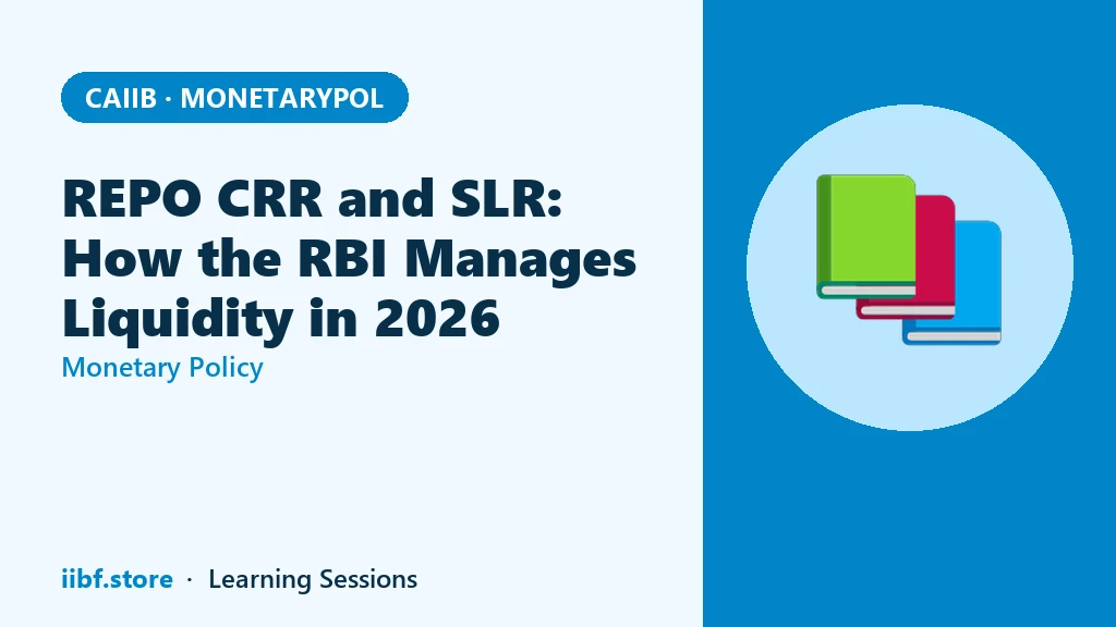 REPO CRR and SLR: How the RBI Manages Liquidity in 2026