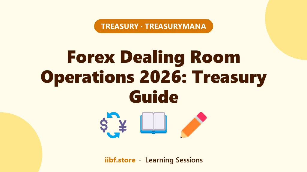 Forex Dealing Room Operations 2026: Treasury Guide